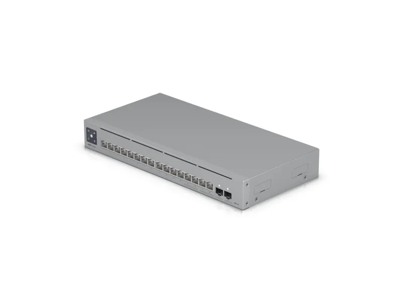 Ubiquiti UniFi Switch Pro Max 16 - Switch - L3 - Administreret - 12 x 10/100/1000   4 x 2.5GBase-T   2 x 10 Gigabit Ethernet - desktop, monterbar på stativ, væg-monterbar - AC