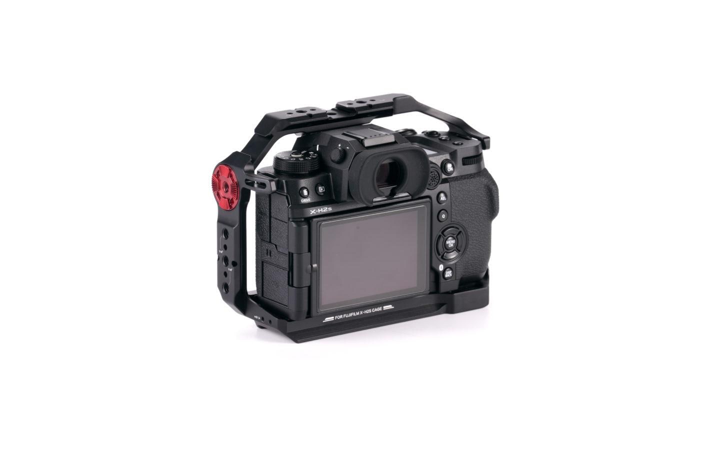 Full Camera Cage für Fujifilm X-H2S<br>Bietet einen Schutz für das Kameragehäuse und verfügt über Befestigungspunkte