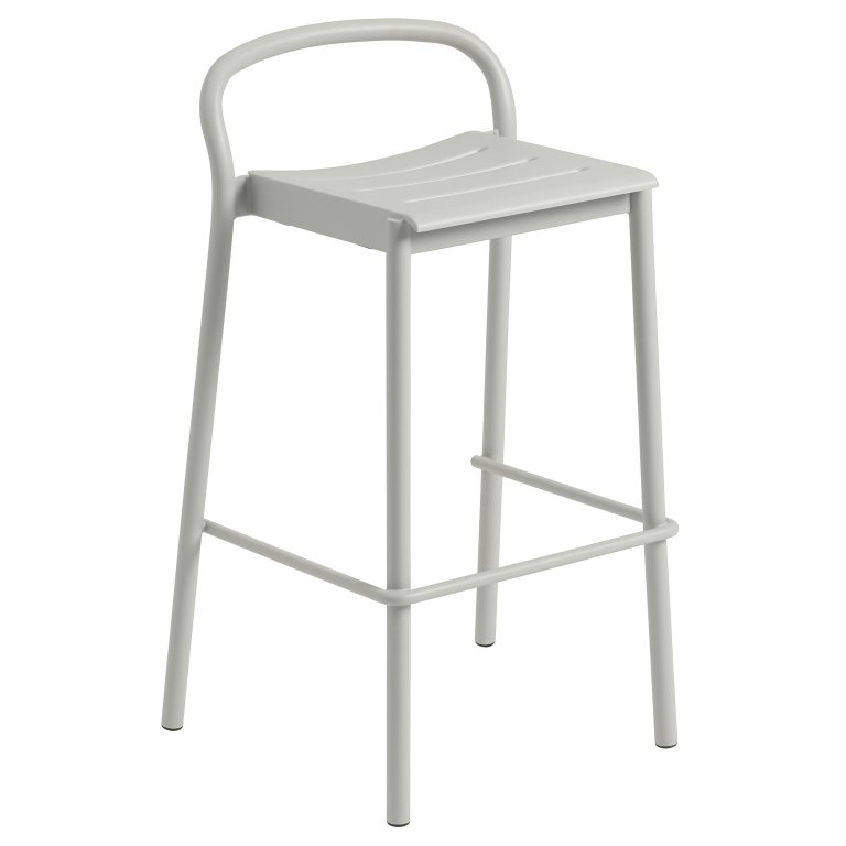 Muuto Linear Steel barkruk 75 Grey