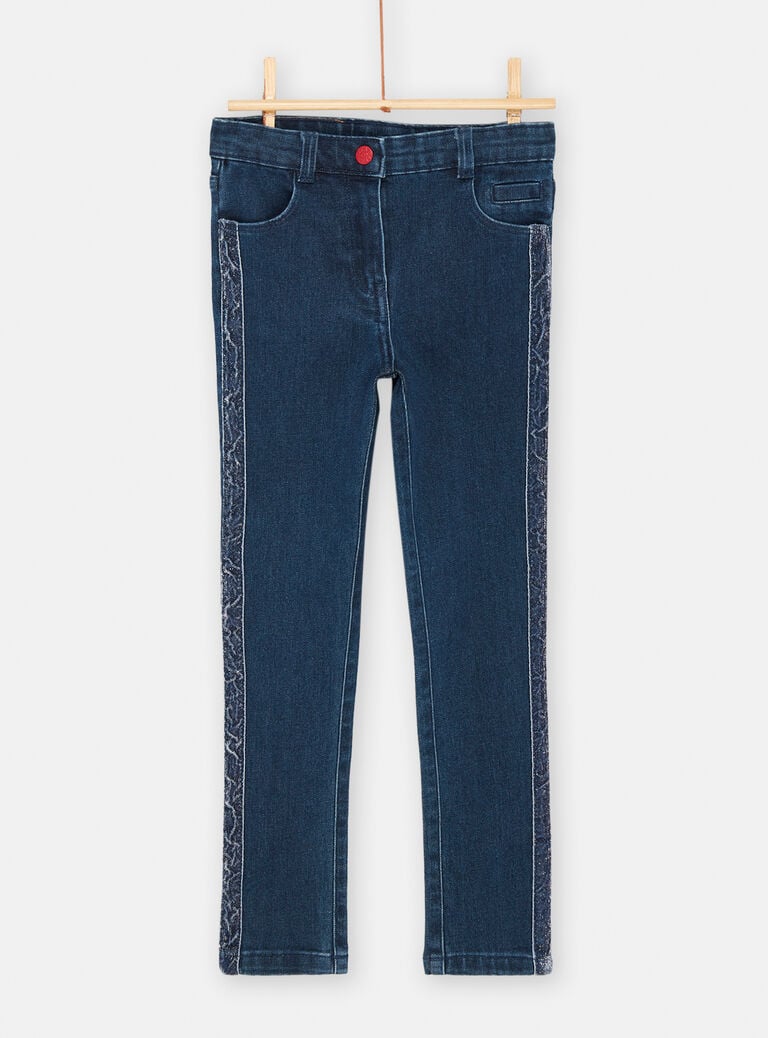 Jean bleu pour fille