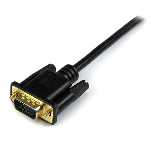 StarTech.com Câble adaptateur HDMI vers VGA de 91cm - Convertisseur actif HDMI vers HD15 - M/M - 1920x1200 / 1080p