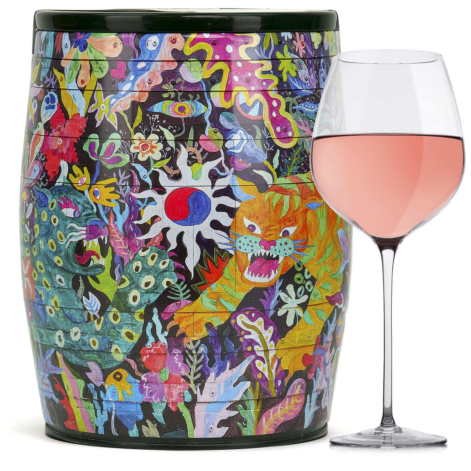 Bib'Art Bo-Yeon Han vin rosé Le Benjamin de Puech Haut