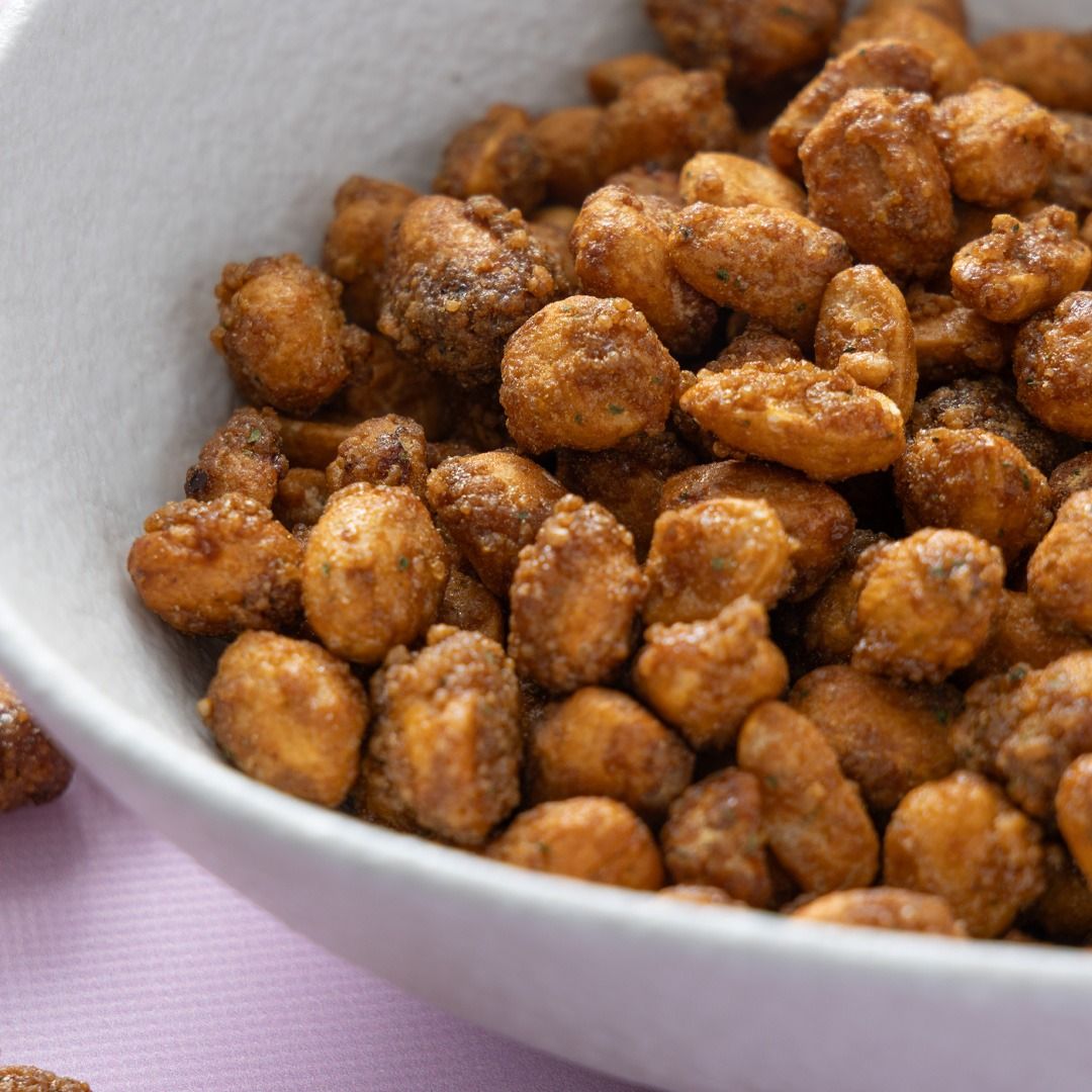 Honey wasabi peanuts