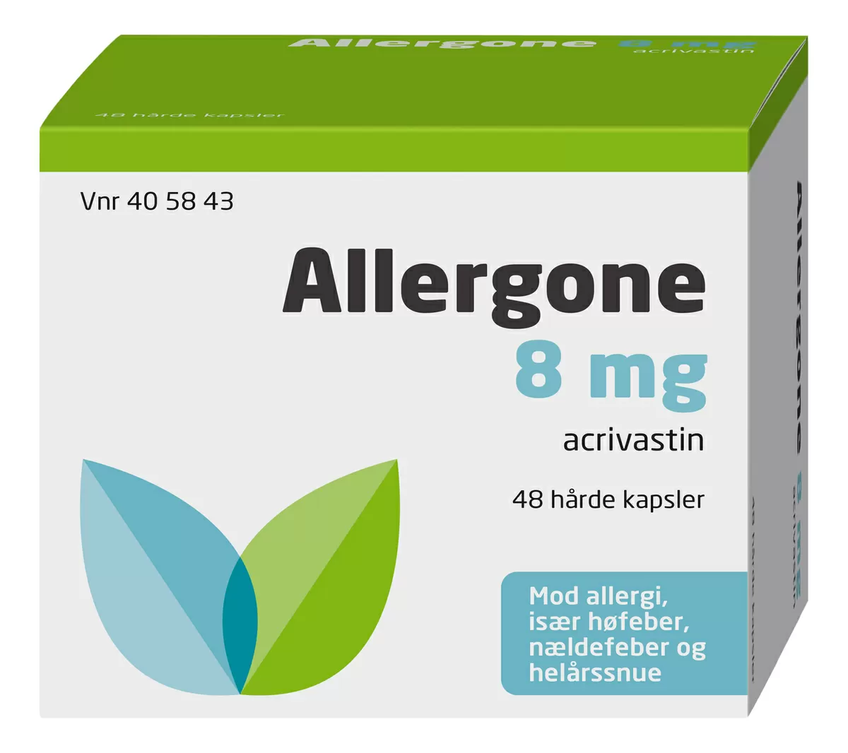 Allergone 8 mg. - 48 kapsler