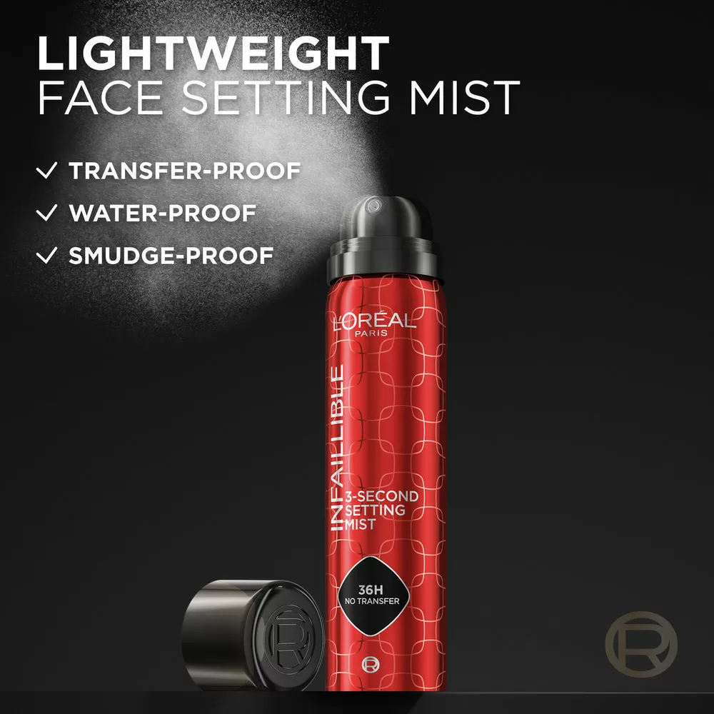 L'Oréal Paris Infaillible 3-Second Setting Mist - 75 ml.