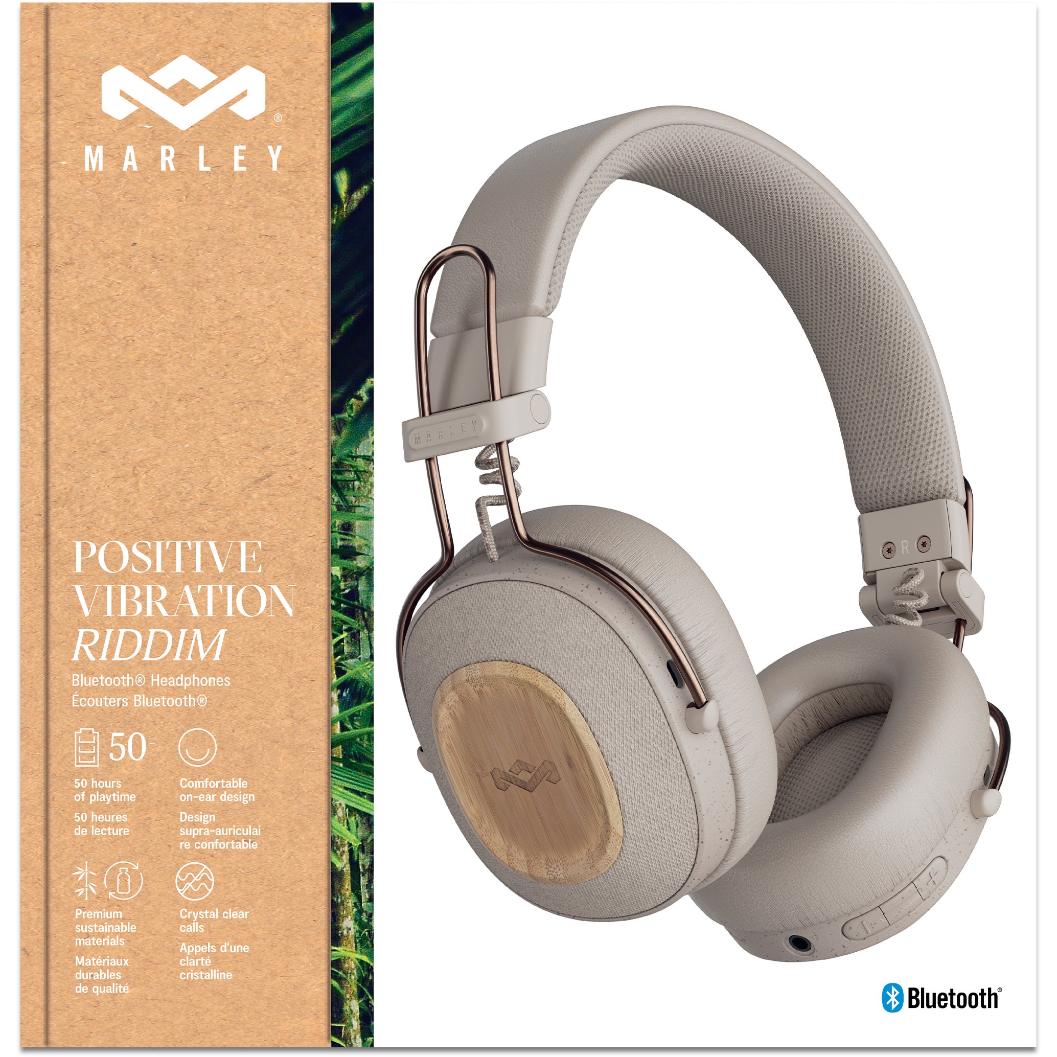 House of Marley Positive Vibration Riddim Cream draadloze hoofdtelefoon