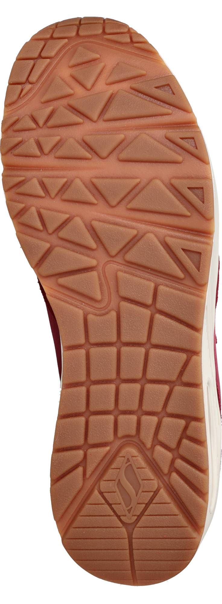 Skechers Uno Vintage Air Sneakers Rood Heren