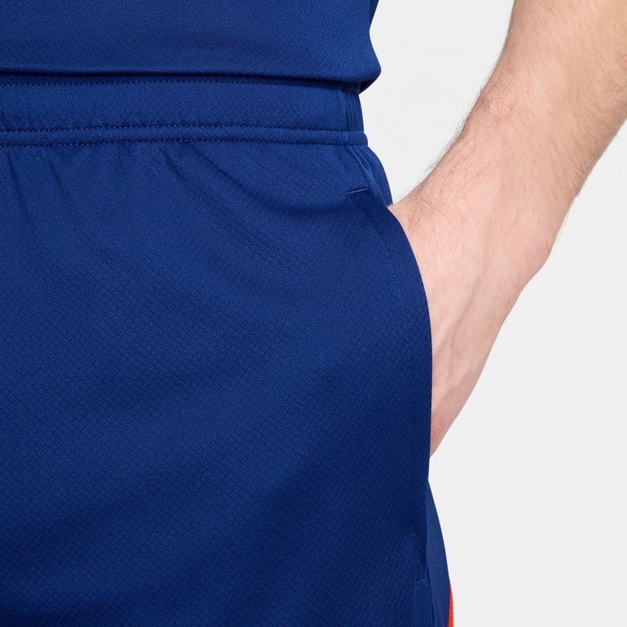 Pays-Bas Short d'Entraînement Dri-FIT Strike - Bleu Marine/Orange