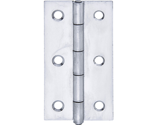 Smal scharnier, roestvrijstalen uitvoering, 82 x 44 mm