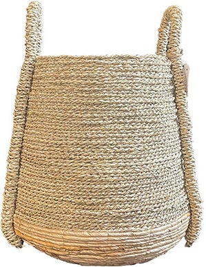 Van der Leeden plantenmand Sulawesi naturel D 40 H 43 cm