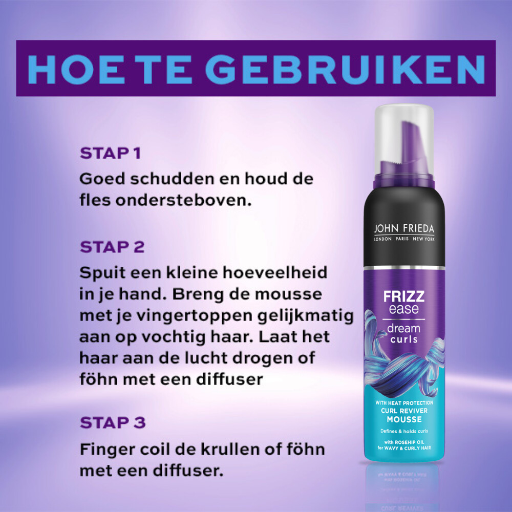 John Frieda Frizz-Ease Dream Curls Reviver Mousse200 ml