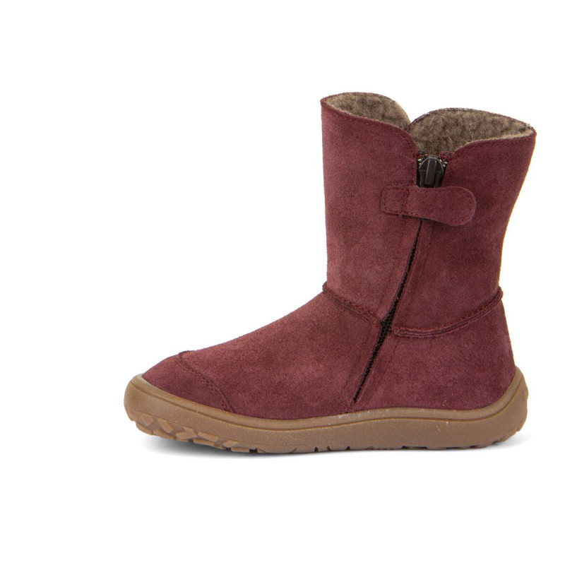 Froddo Froddo Barefoot Tex Suede Fourrées Bordeaux