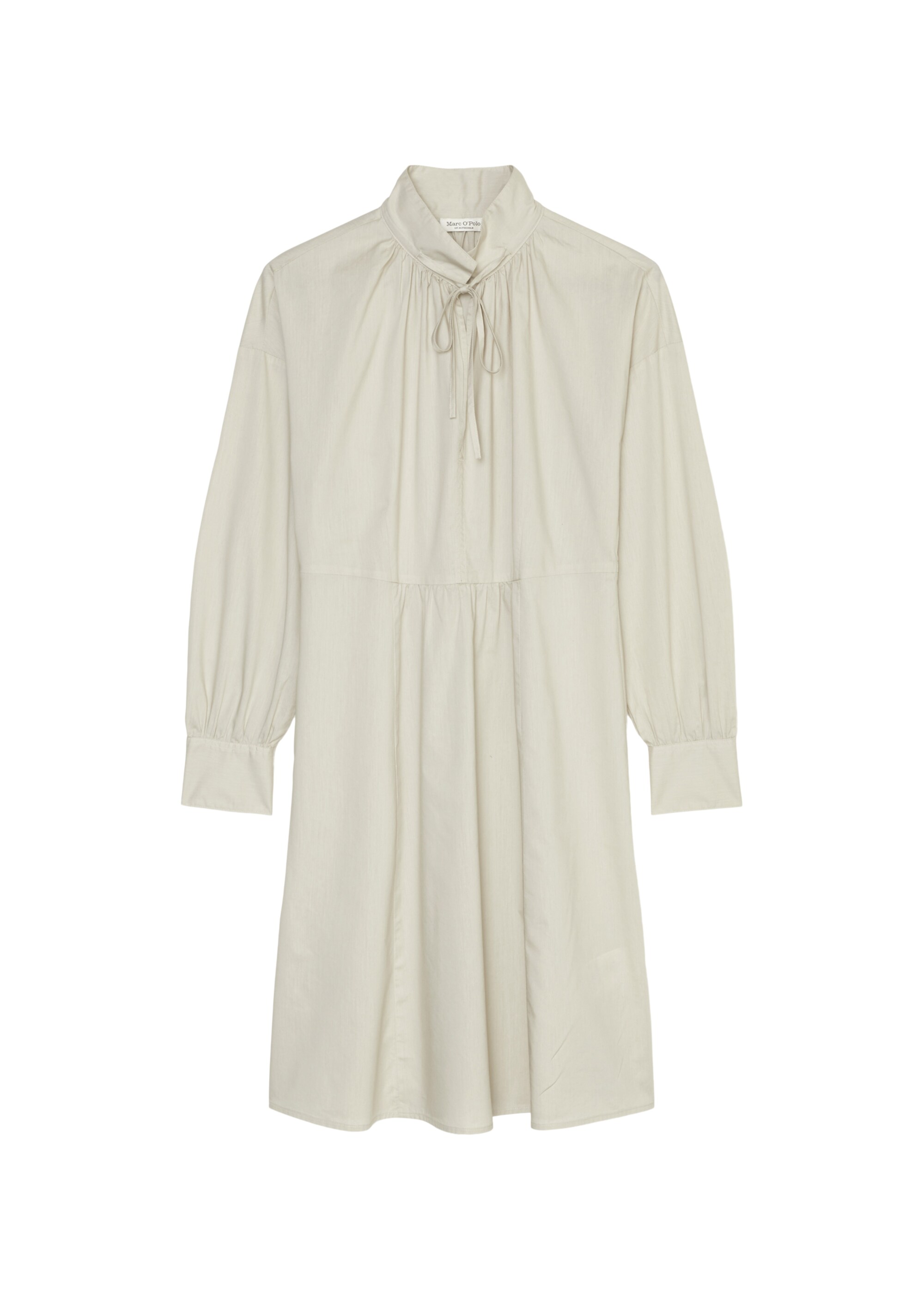 Knielanges Kleid A-Shape aus Organic-Cotton-Lyocell-Mix