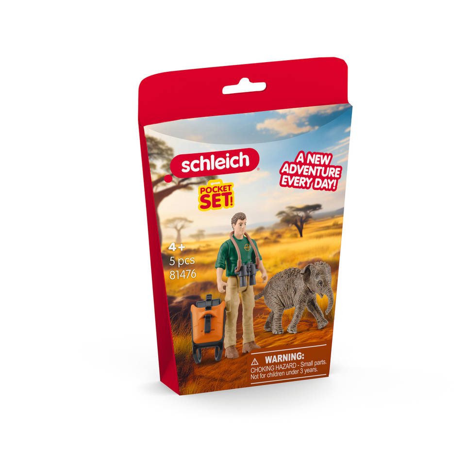 schleich POCKET SETS onderzoeker op excursie 81476