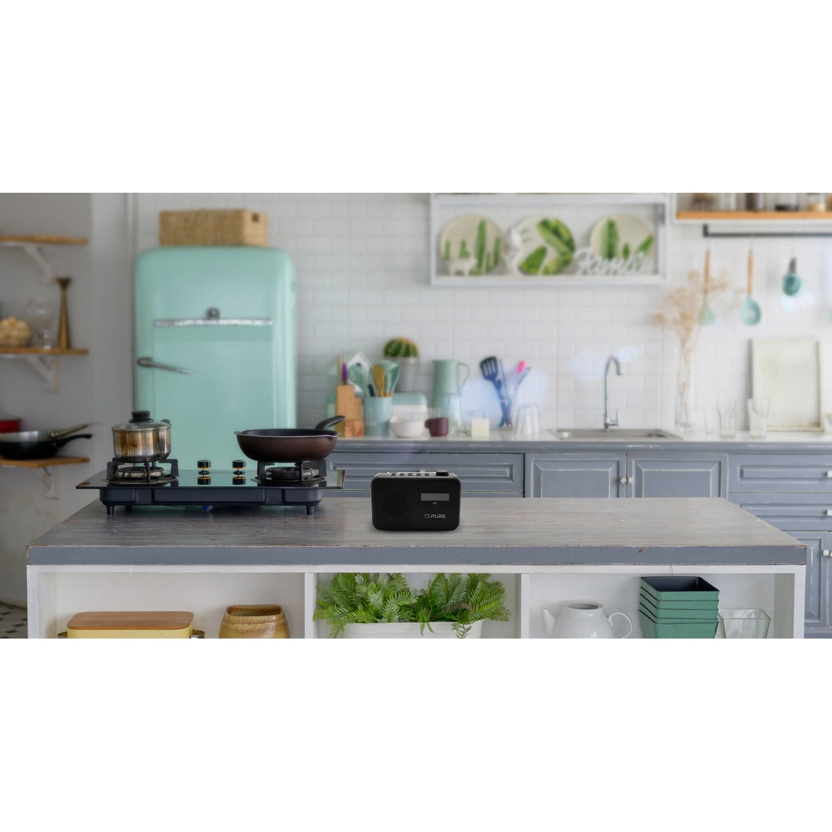 Pure Elan One2 lommeradio (sort)