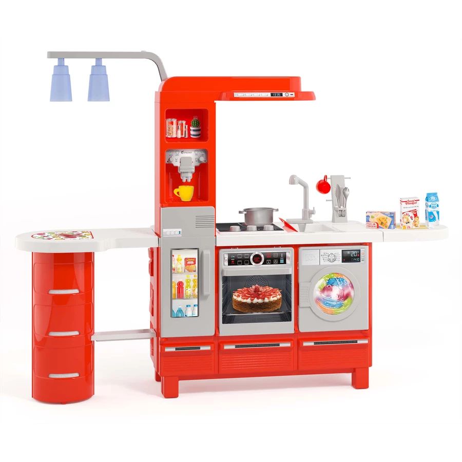 MOLTO Spielküche mit Light and Sound, und Wasser, 28 Teile