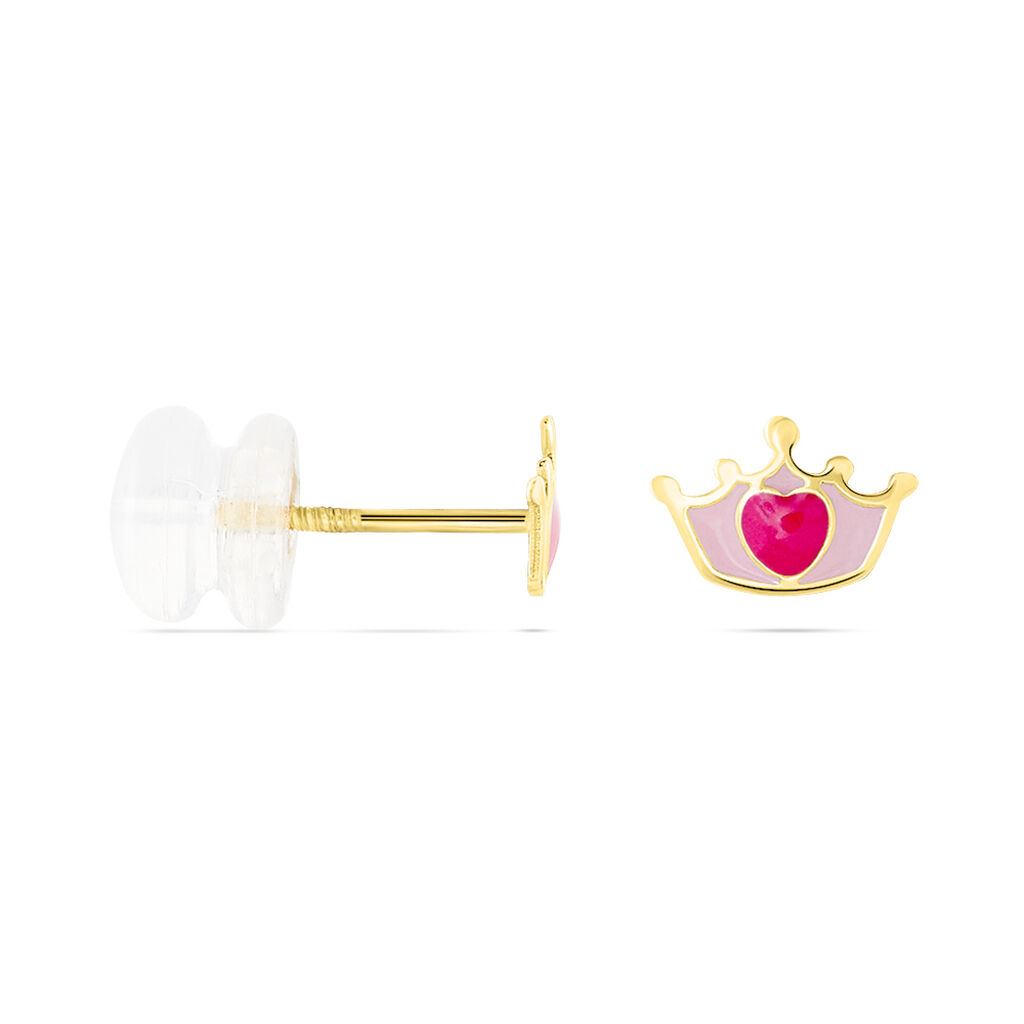 Boucles D'oreilles Puces Prissy Or Jaune