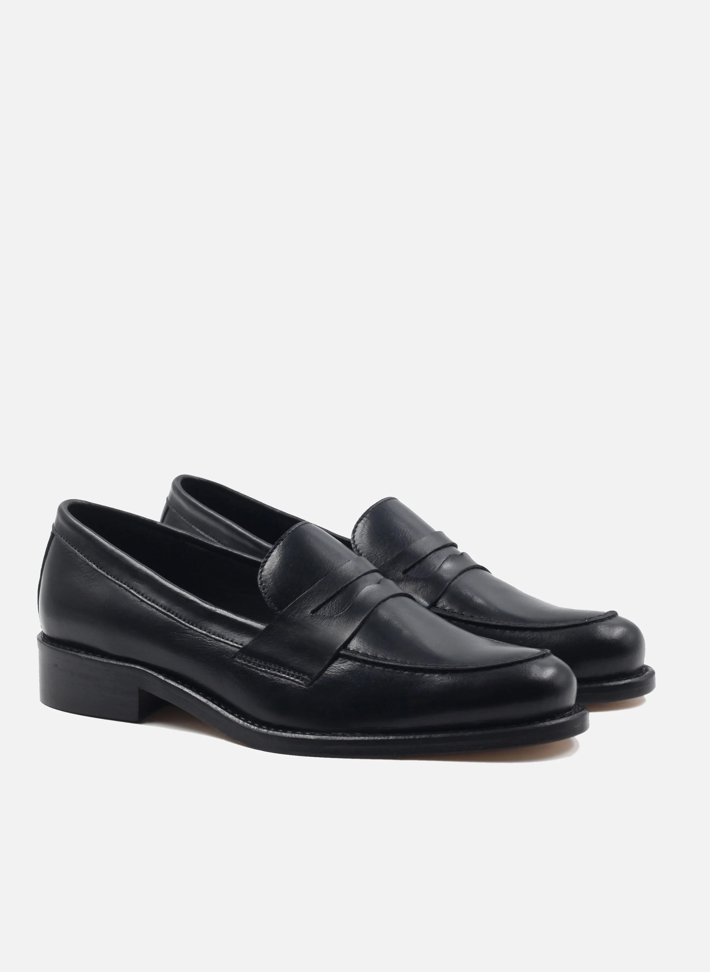 Mocassins cuir lisse | Noir
