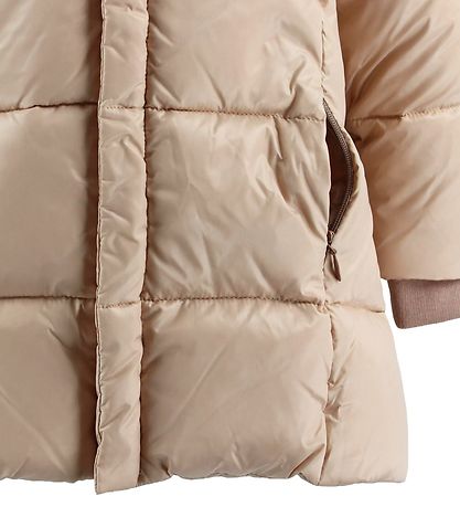 Ver de Terre Daunenjacke m. Pelz - Helles rosa