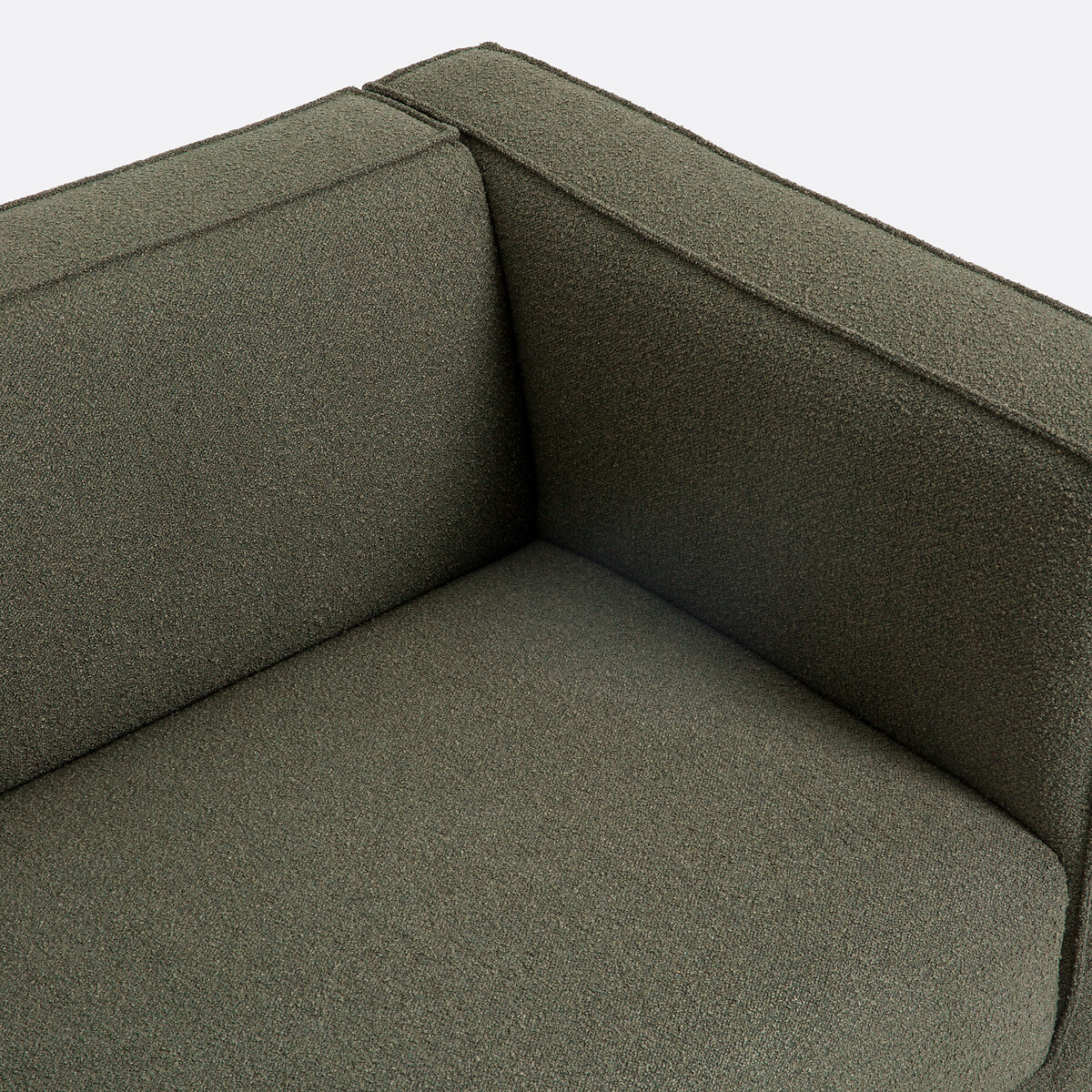 LA REDOUTE INTERIEURS<br>Sofá de 3 lugares, bouclette fino, Capu