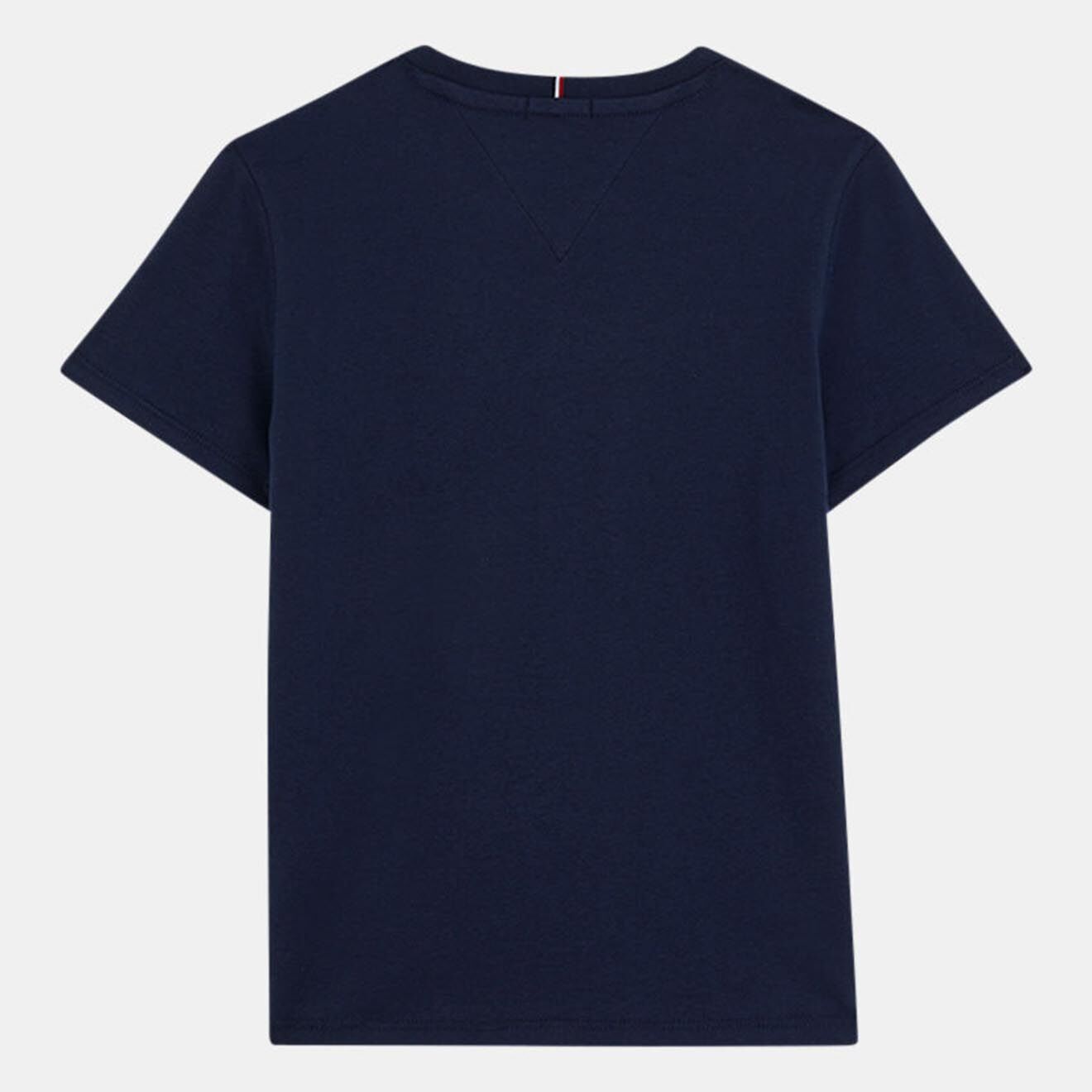 Tommy Hilfiger T-Shirt en Coton biologique à logo holographique bleu marine