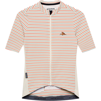 Café du Cycliste Romy Kurzarmtrikot Chalk Fire Damen