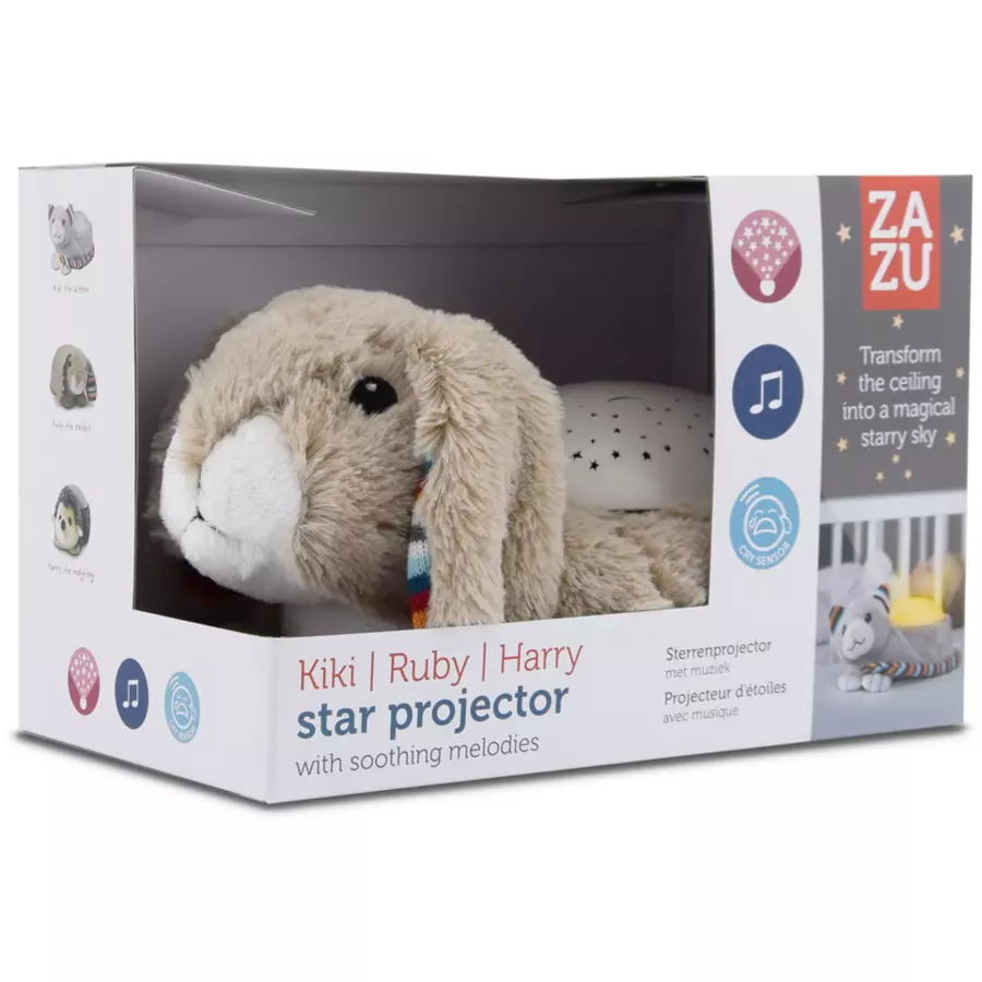 ZAZU Sternenprojektor Ruby der Hase mit beruhigenden Sounds