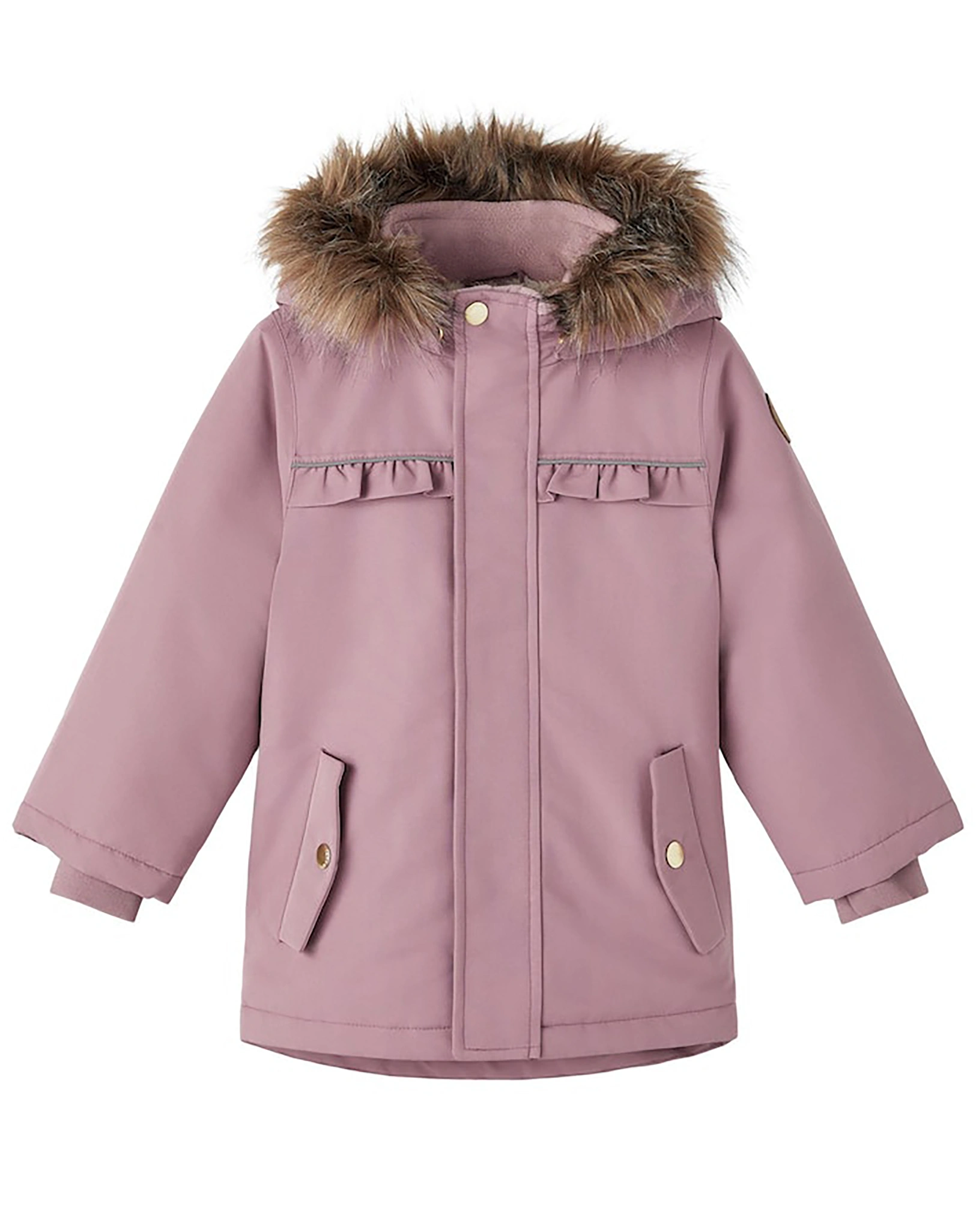 Winterjacke NMFSNOW05 mit Kunstfellbesatz in wistf