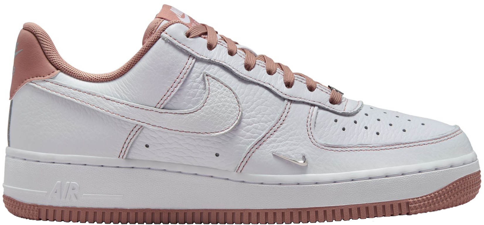 Air Force 1 '07 Mini Jewel Dame 100/White/Particle Pink/Metallic Silver
