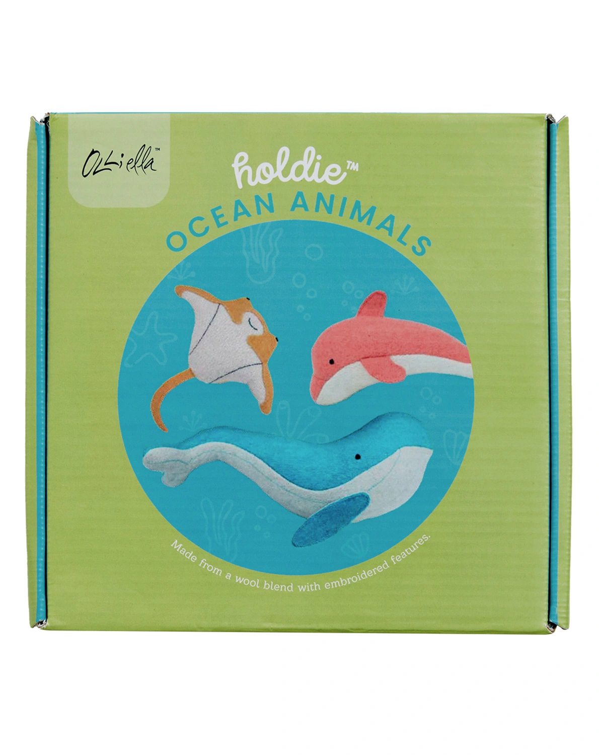 Kuscheltier-Set HOLDIE FOLK -  OCEAN ANIMALS 3-teilig