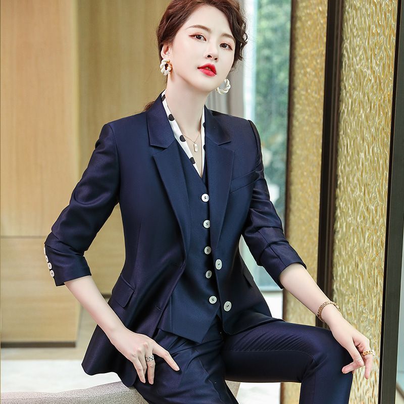 Skyheart - Effen Blazer / Vest / Broek / Set