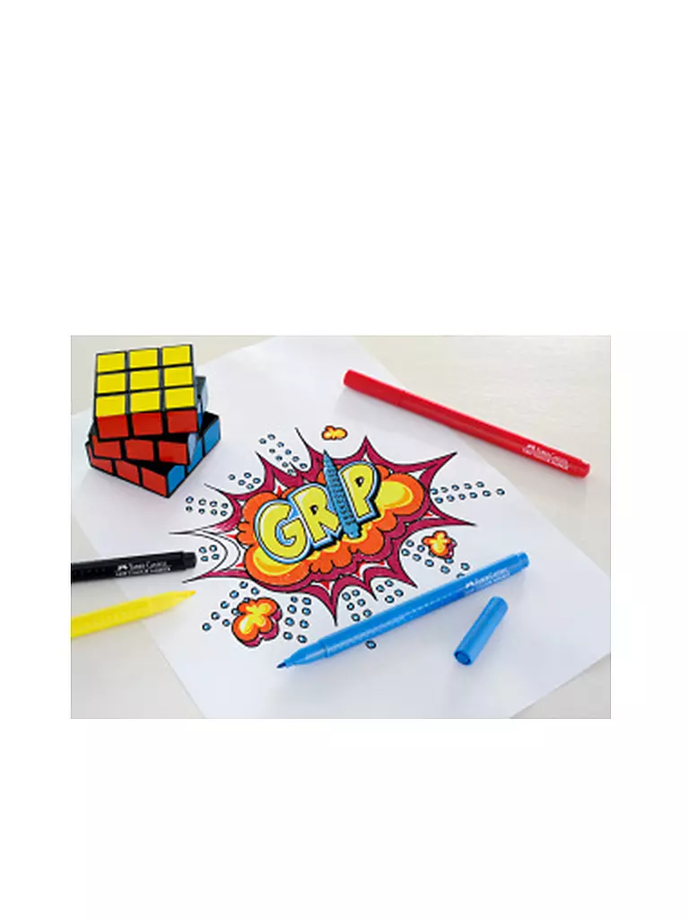FABER-CASTELL Grip Filzstift, 30er Etui keine Farbe