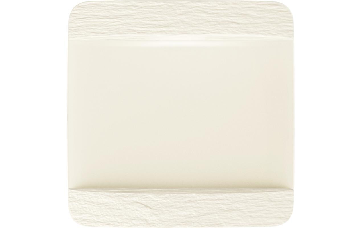 Speiseteller Manufacture Rock 6 Stück, Weiss<br>Essteller quadratisch