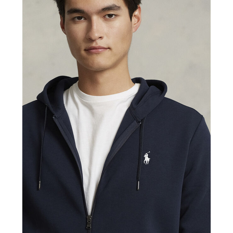 Polo Ralph Lauren Double-Knit Full-Zip Hoodie Blå