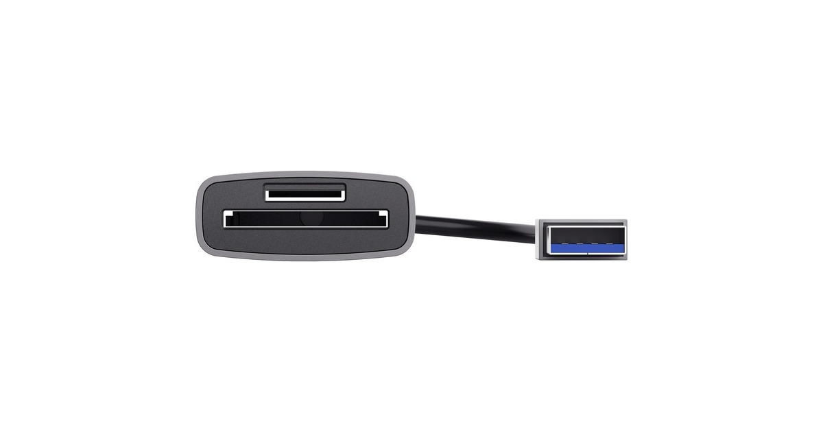 TrustDalyx Snelle USB-kaartlezer van aluminium  (Aluminium)