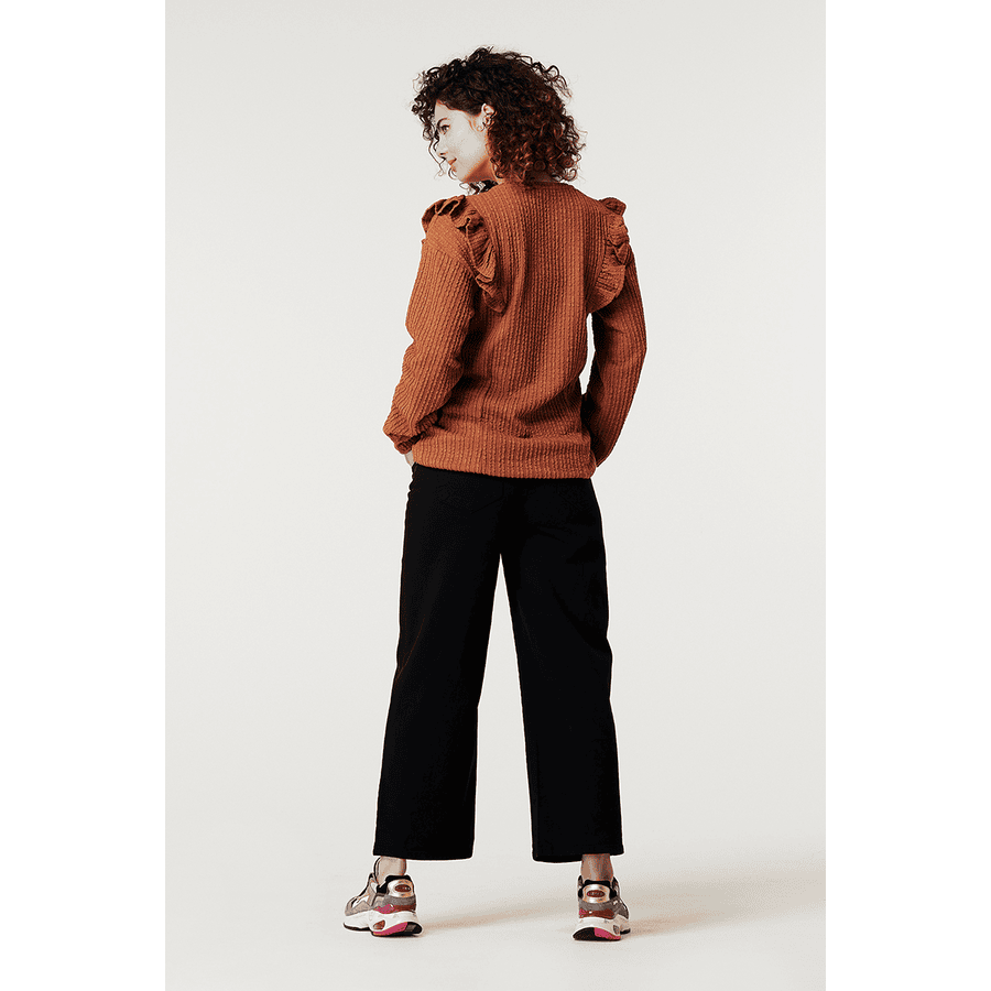 SUPERMOM Langarmshirt Abby Mocha Bisque