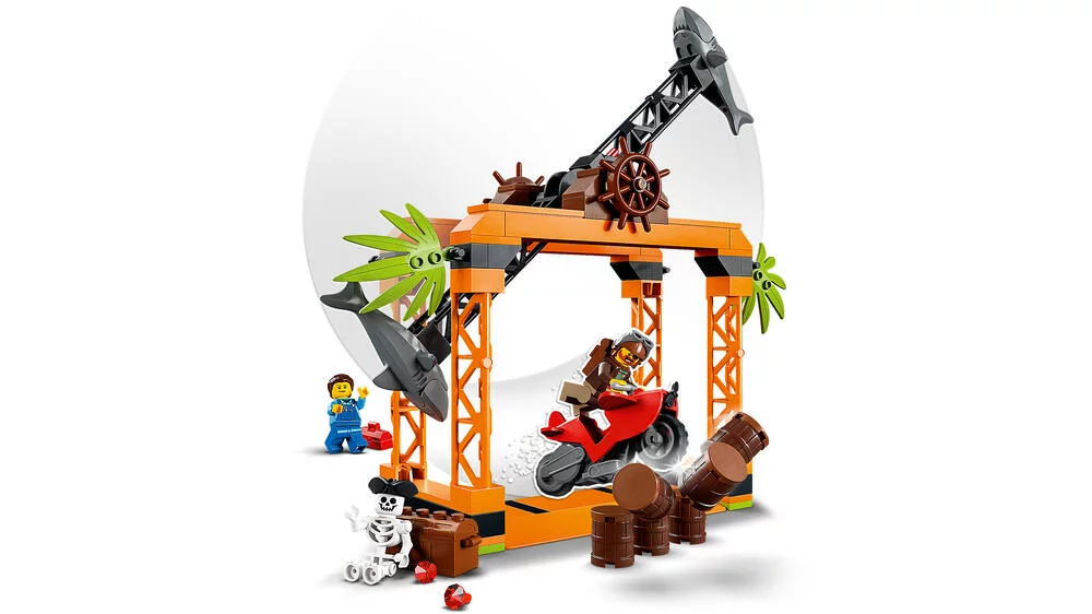 LEGO®CITY 60342 - LE DÉFI DE CASCADE : L’ATTAQUE DES REQUINS