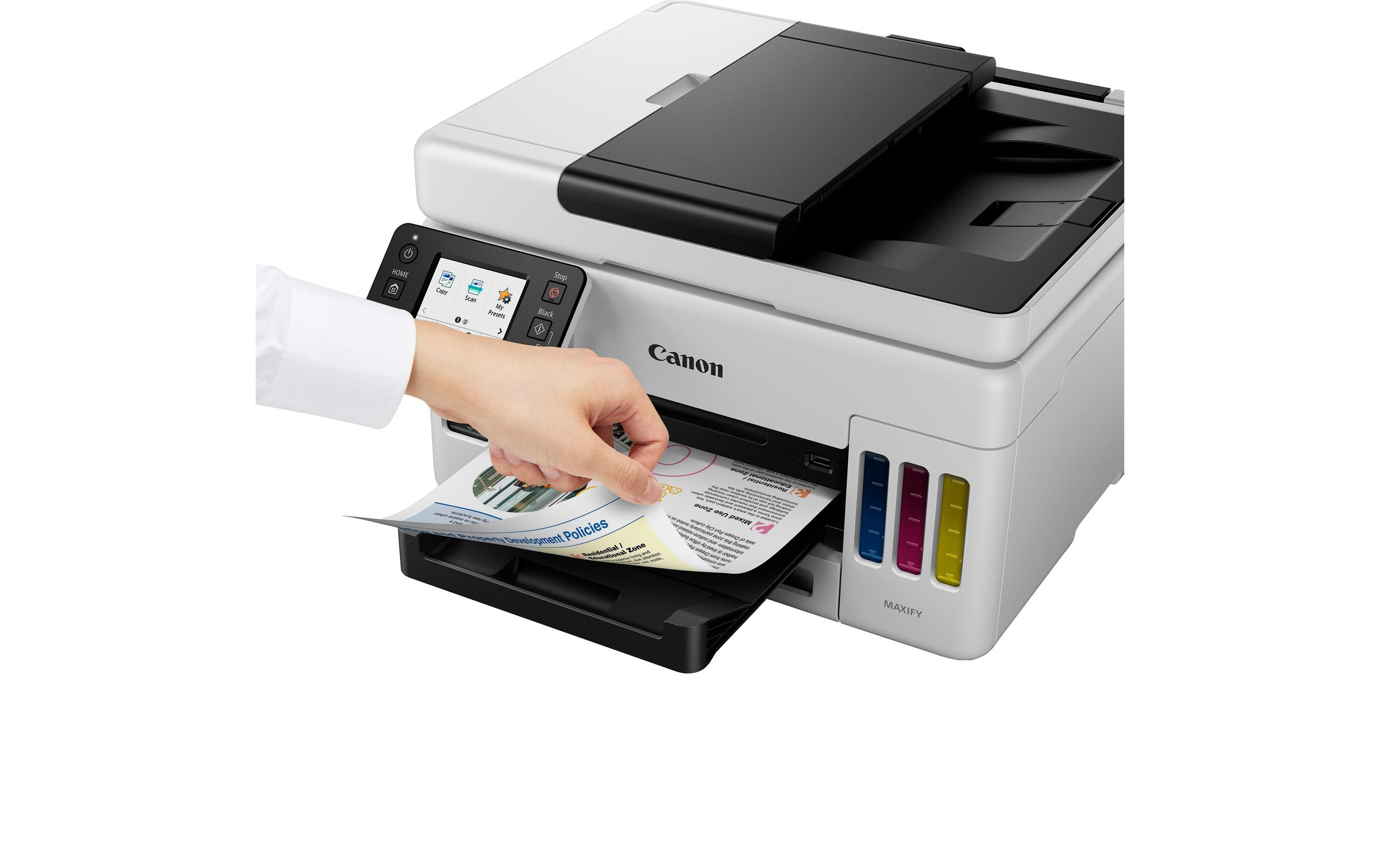 Multifunktionsdrucker MAXIFY GX6050 + gratis Kopierpapier<br>Tintenstrahl-Multifunktionsdrucker mit nachfüllbarem Tintenbehälter
