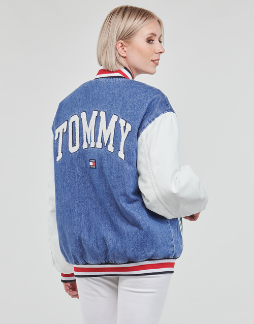 Tommy Jeans - DENIM LETTERMAN JACKET DF7018 - Multicolore