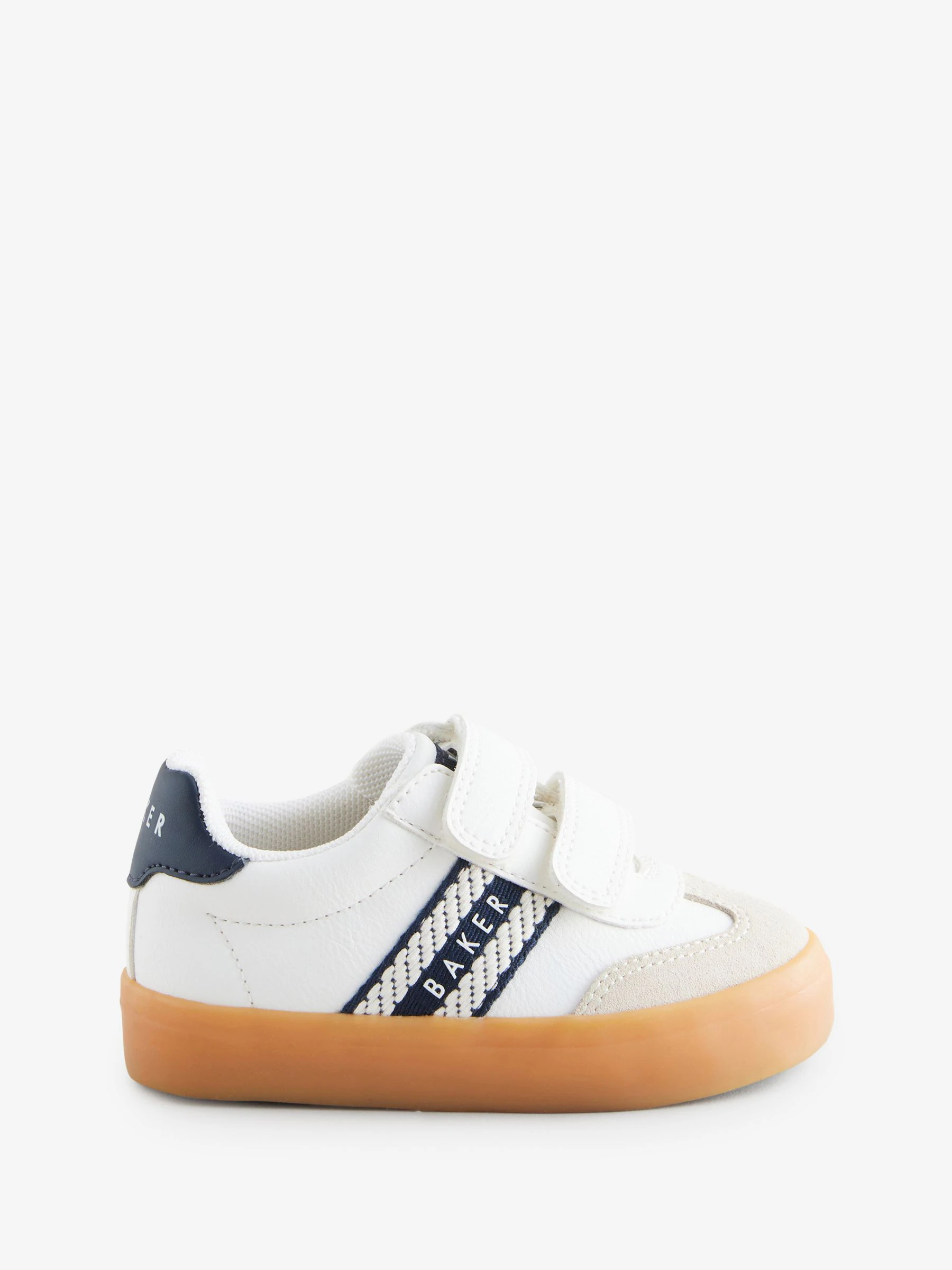 Wit - Baker by Ted Baker sneakers met logobies voor jongens