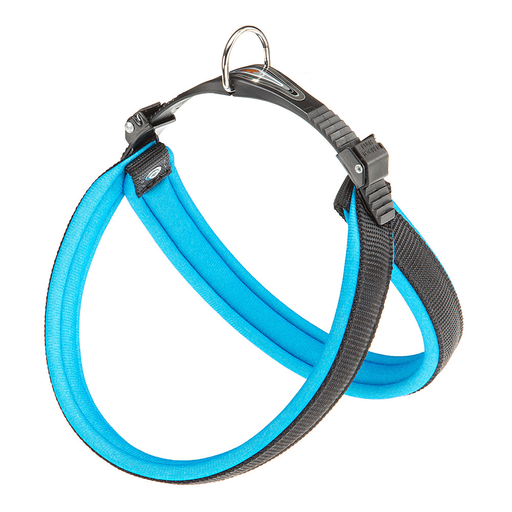Ferplast harnais ergonomique pour chiens agila fluo 3, ajustement parfait, fermeture pratique avec lacet, rembourrage souple, a=b