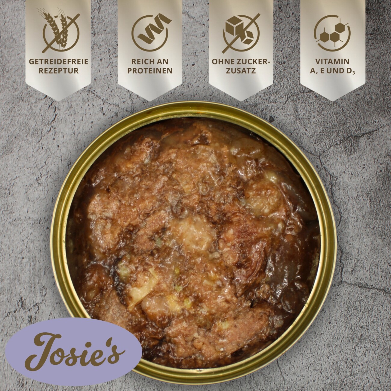 Lyra Pet Lecker.Pet Gino's, Josie's, Luna's & Paula's 100 % Fleisch & Gemüse Hundefutter Nassfutter Mix