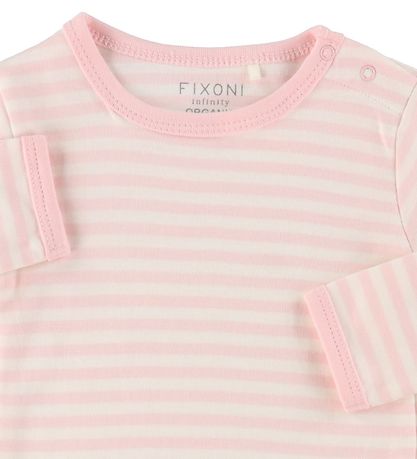 Fixoni Body l/æ - Stribet - Lyser?d/hvid