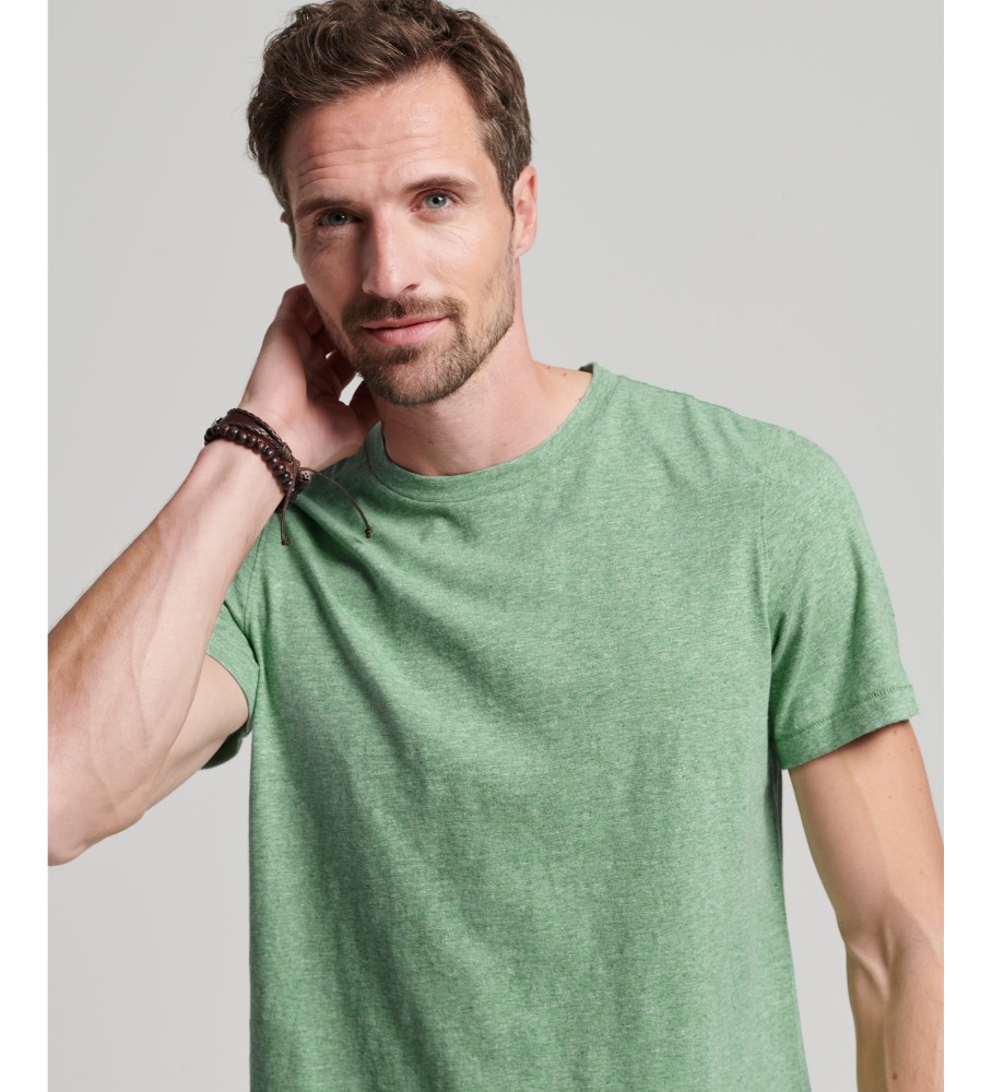 Camiseta Superdry Verde com Textura Mole
