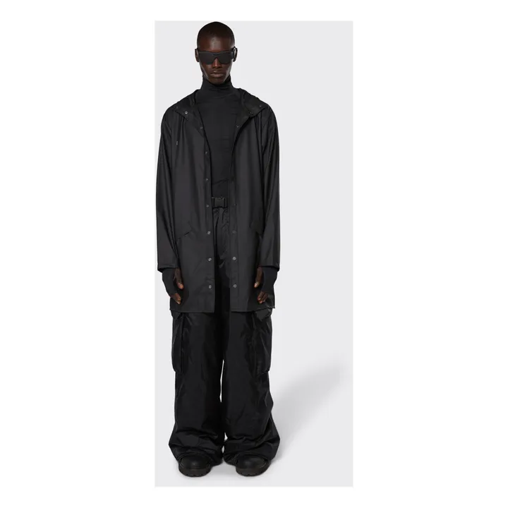 Rains Ciré Long Imperméable Unisexe | Noir