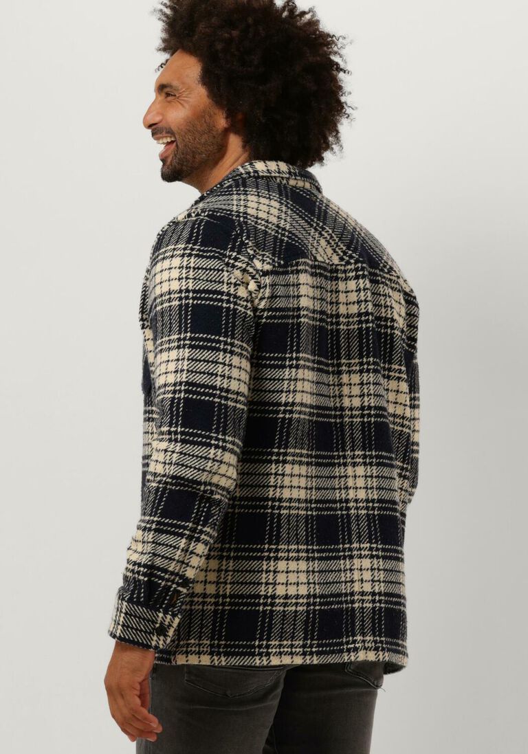 PME LEGEND donkerblauwe pme legend overshirt long sleeve shirt ctn twill weave