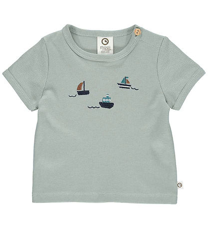 Müsli T-Shirt - Waffel - Spa Green