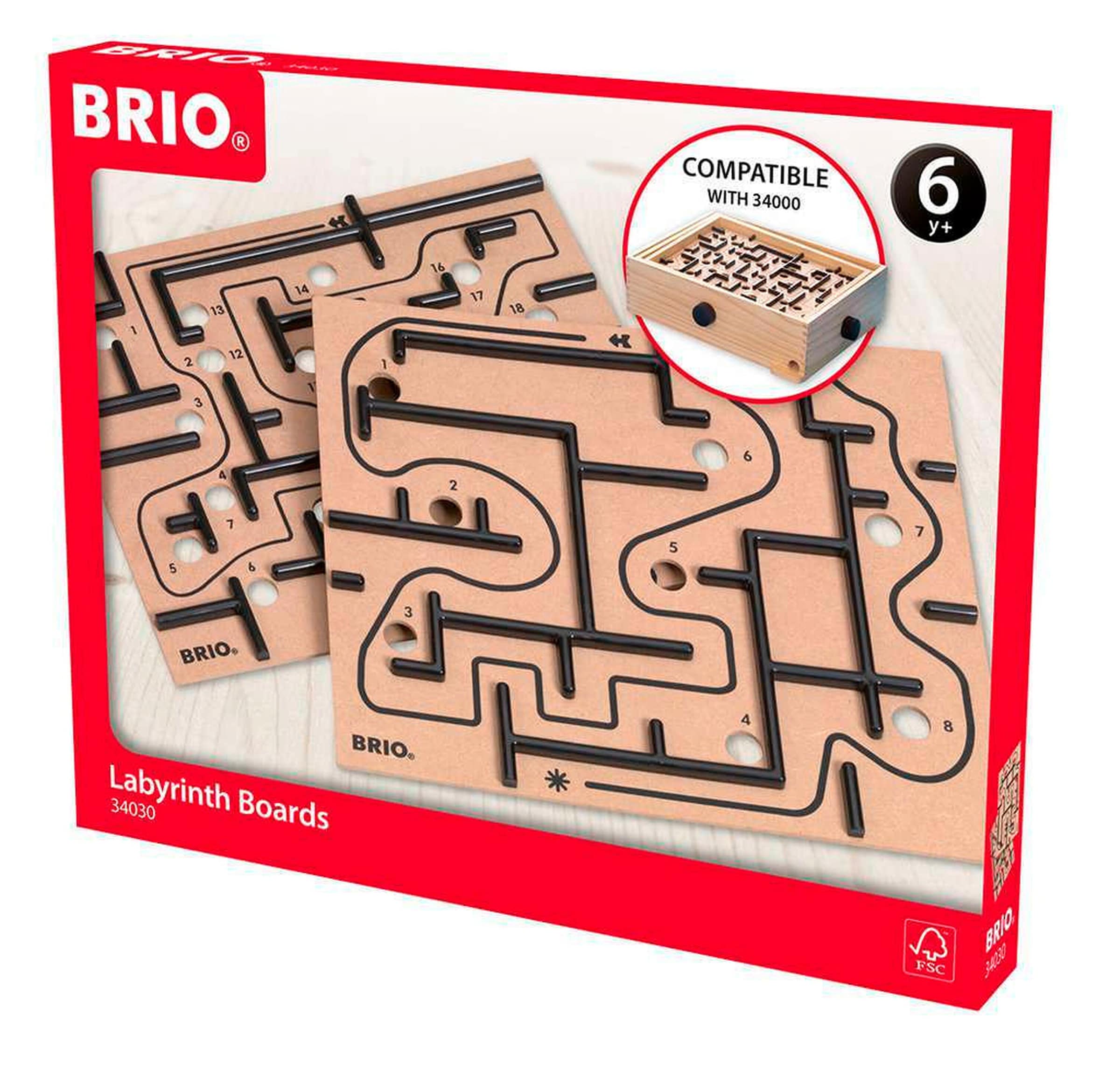 BRIO Labyrinth Ersatzplatten, 2 Teile