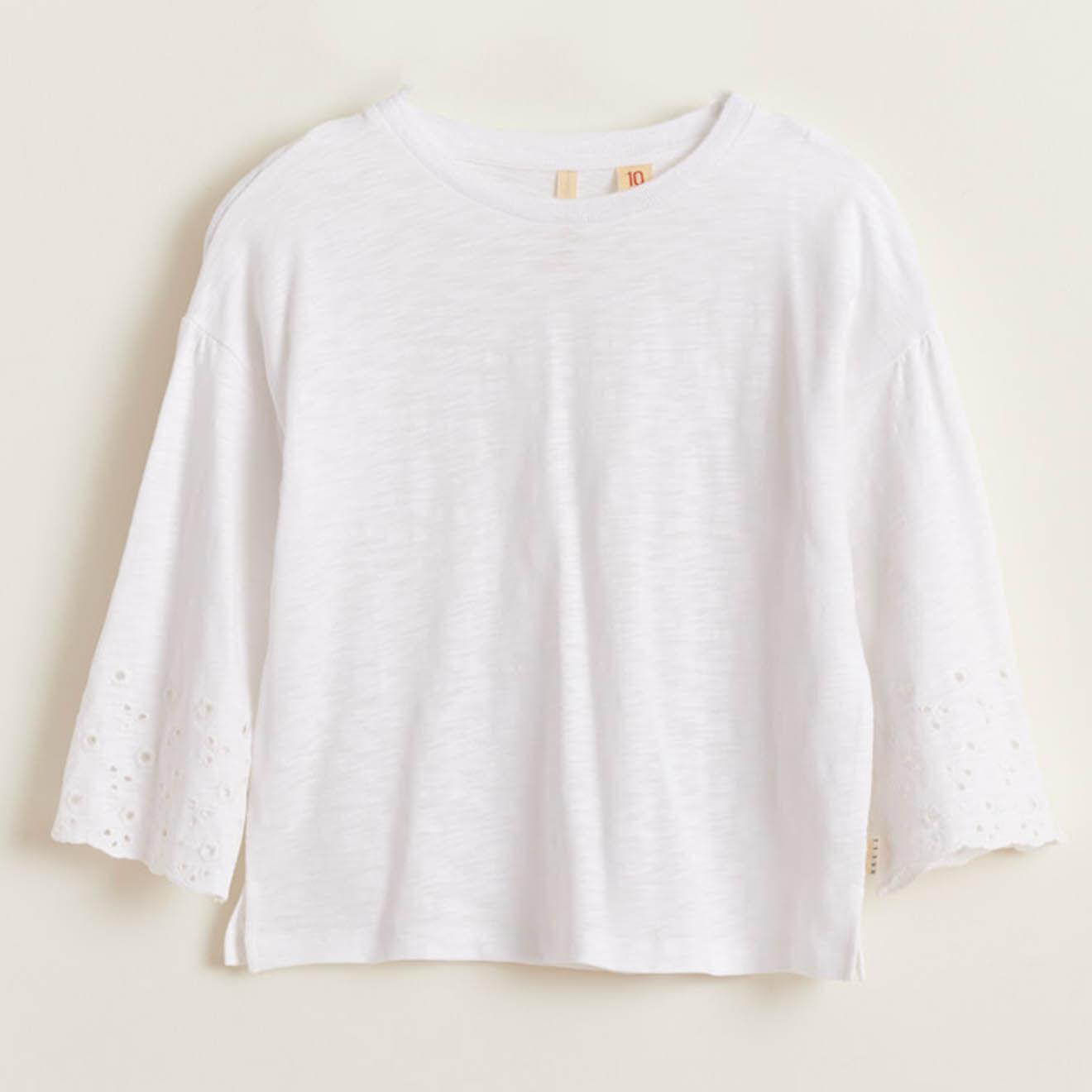 Bellerose T-Shirt en Coton Mini ample blanc