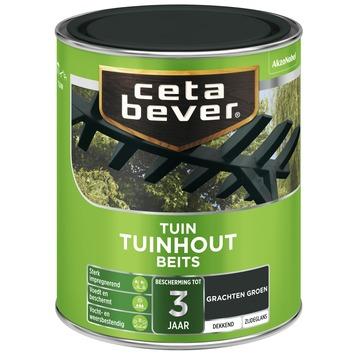 CetaBever Tuinhoutbeits zijdeglans dekkend grachtengroen 750 ml